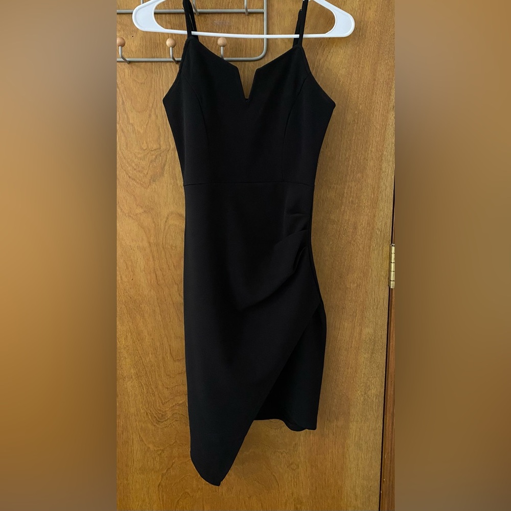 Black Fitted Dress- Size Medium